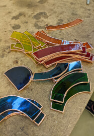 Evening Copper Foil Stained Glass Course