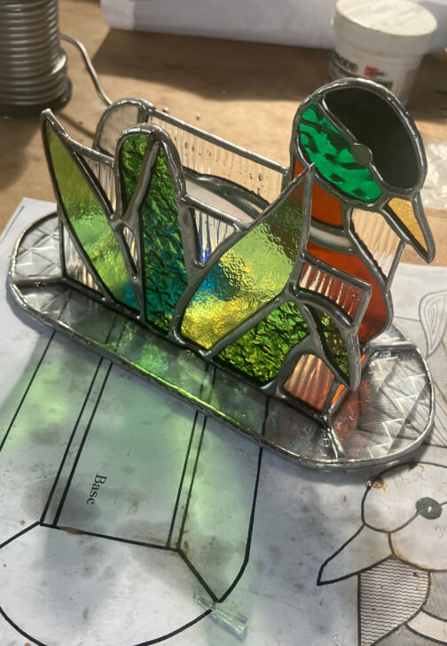 Evening Copper Foil Stained Glass Course
