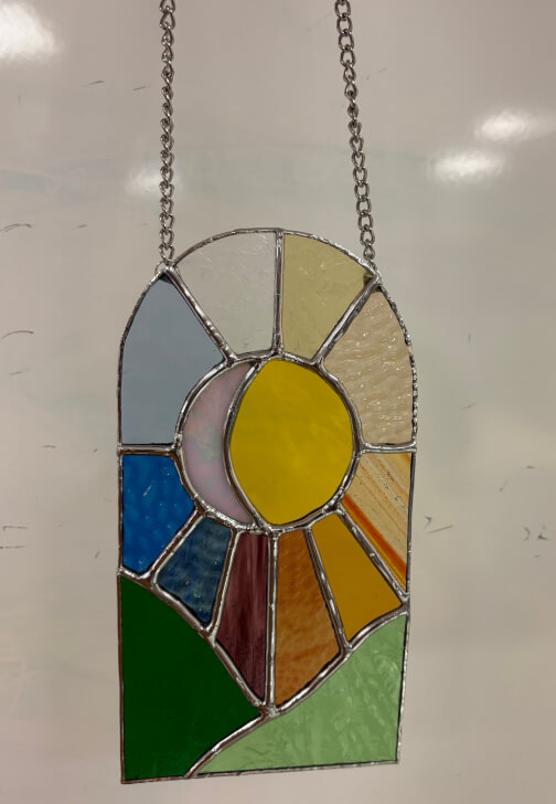 Evening Copper Foil Stained Glass Course