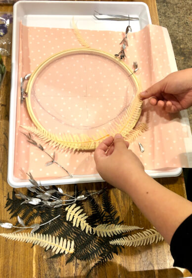 Everlasting Floral Embroidery Hoop Workshop