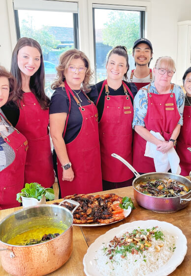 Exotic Christmas Cooking Class and Lunch