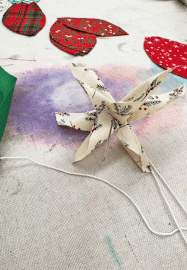 Fabric and Bead Christmas Garland Workshop