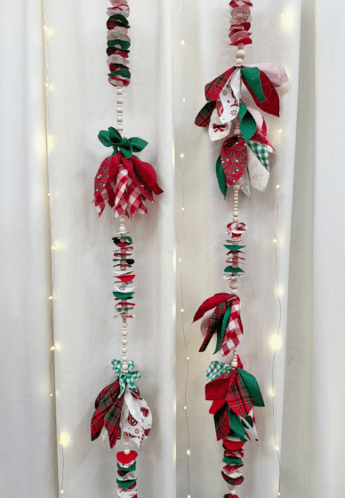 Fabric and Bead Christmas Garland Workshop