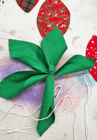 Fabric and Bead Christmas Garland Workshop