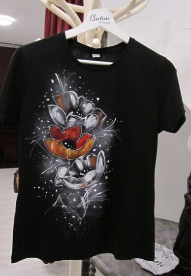 Fabric Art Workshop Sip N Paint on Clothes Bag Apron Cushion