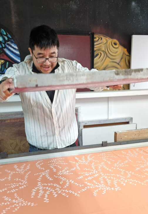 Fabric Meterage Screen Printing Workshop