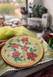 Fabric Painting Workshop: Scarf Designing
