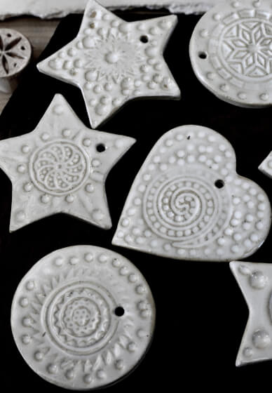 Family Friendly Pottery Class: Christmas Decorations