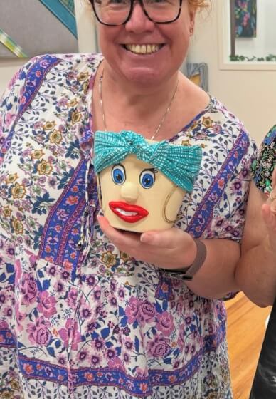 Family Friendly Terracotta Pot Painting Class