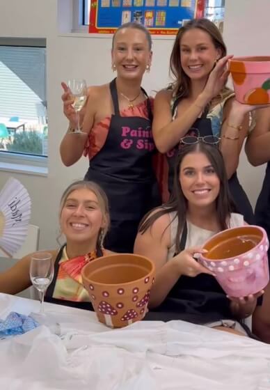 Family Friendly Terracotta Pot Painting Class
