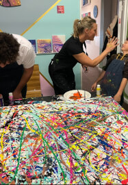Family Giant Canvas Painting Class