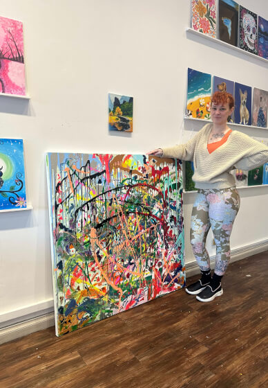 Family Giant Canvas Painting Class