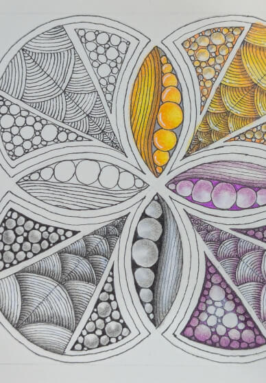 Fandance - Zentangle® Inspired Art Class