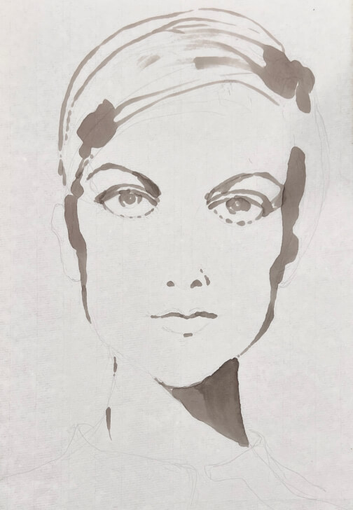 Fashion Portrait Illustration Workshop - Fashion Design Class