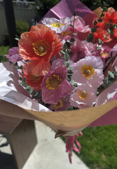 Faux Flower Bouquet Workshop