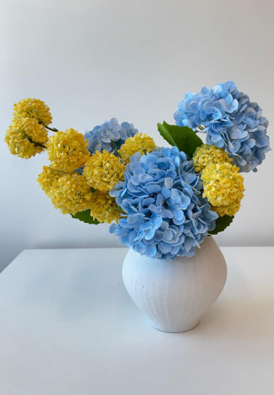 Faux Flower Vase Arrangement Workshop