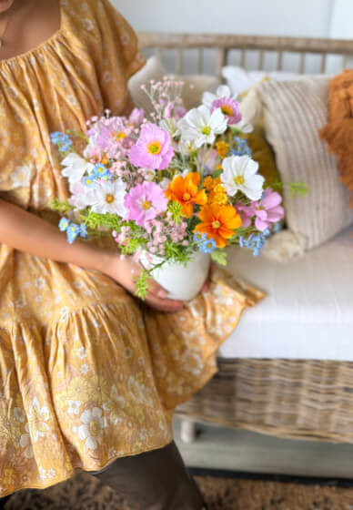 Faux Flower Vase Arrangement Workshop