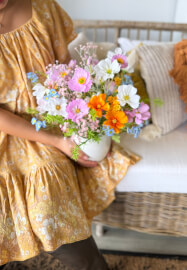 Faux Flower Vase Arrangement Workshop