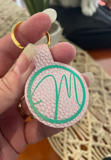 Faux Leather Keyring Workshop