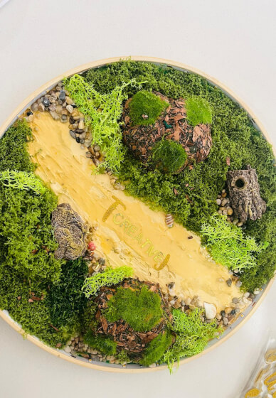 Faux Moss Art Workshop