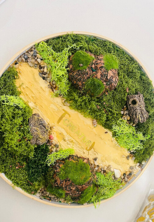Faux Moss Art Workshop