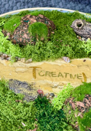 Faux Moss Art Workshop