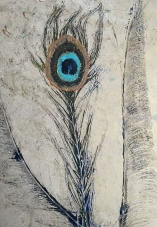 Gel Plate Printing with Feathers Workshop