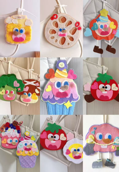 Felt Frame and Hanging Decoration Class