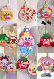 Felt Frame and Hanging Decoration Class