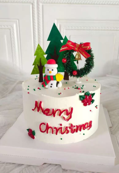 Festive 6-Inch Cake Decorating Course:Christmas Cake