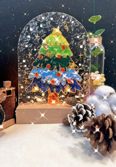 Festive Glass Painting Workshop: Christmas Party Edition