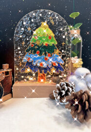 Festive Glass Painting Workshop: Christmas Party Edition