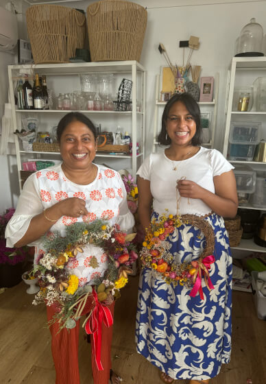 Festive Wreath Making Class for Beginners