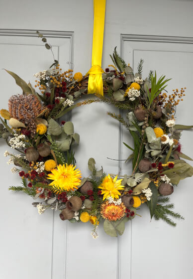 Festive Wreath Making Class for Beginners