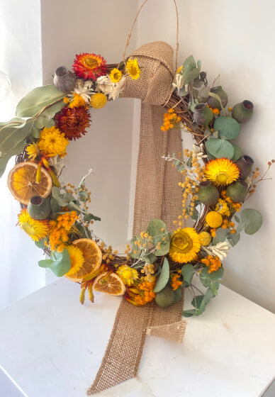 Festive Wreath Making Class for Beginners
