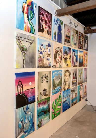 Fishing with Dad Paint and Sip Class