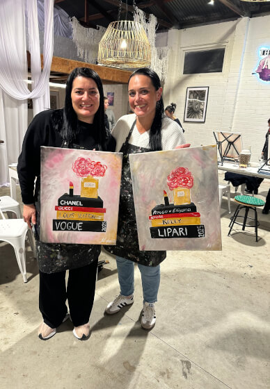 Fishing with Dad Paint and Sip Class