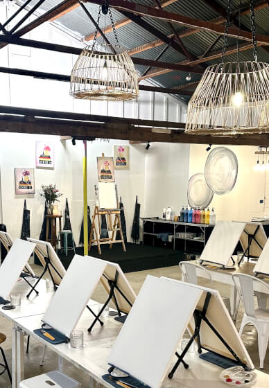 Fishing with Dad Paint and Sip Class