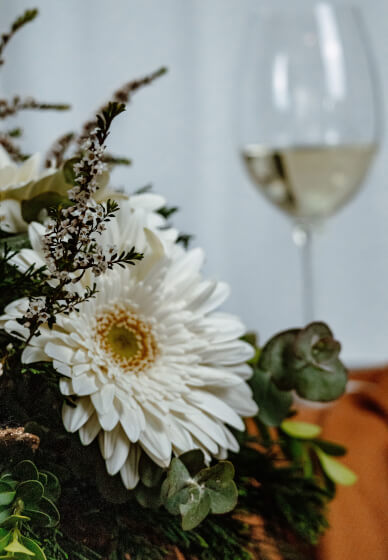 Floral Arranging and Wine Workshop