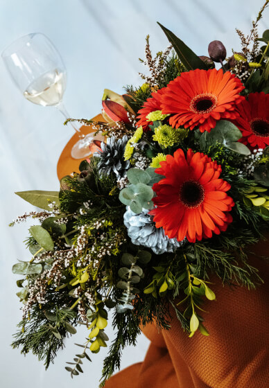 Floral Arranging and Wine Workshop