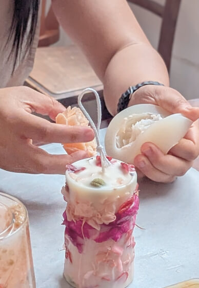 Floral Candle Making Workshop