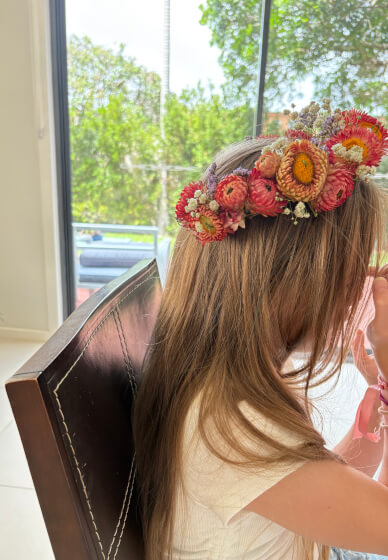 Floral Crown Making Workshop and High Tea Party