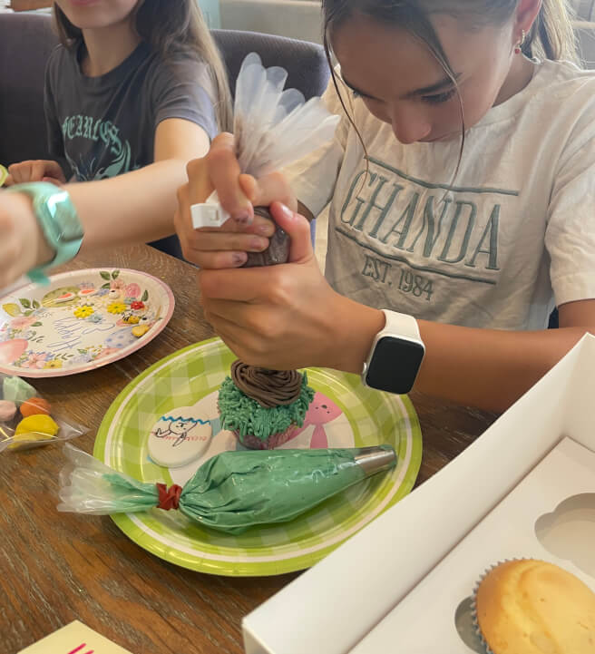 Floral Cup Cake Decoration and Boba Tea Making Workshop