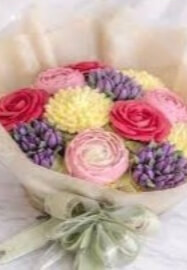 Floral Cupcake Bouquet Workshop: Buttercream Blooms Class
