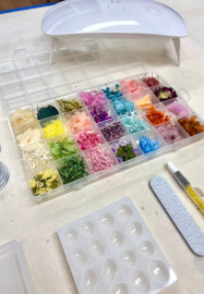 Floral Earring Resin Jewellery Workshop