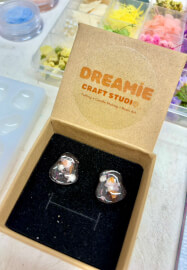Floral Earring Resin Jewellery Workshop