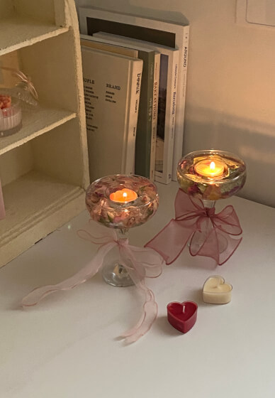 Floral Gel Wax Candle Holder and Custom Tealight Workshop