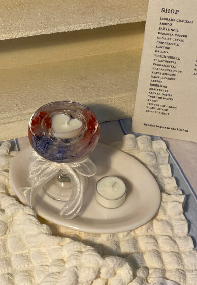 Floral Gel Wax Candle Holder and Custom Tealight Workshop