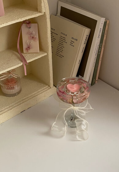 Floral Gel Wax Candle Holder and Custom Tealight Workshop