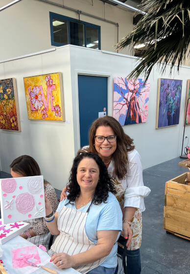 Floral Textured Art Workshop for Beginners